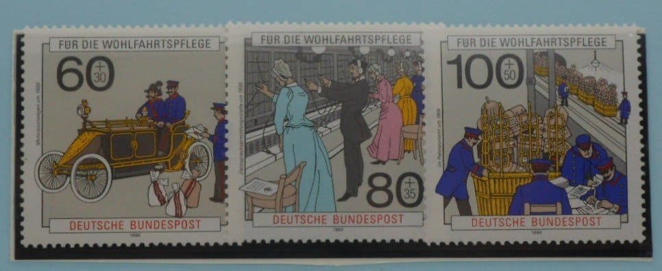 West Germany Stamps, 1990, SG2323-2325, Mint image 0
