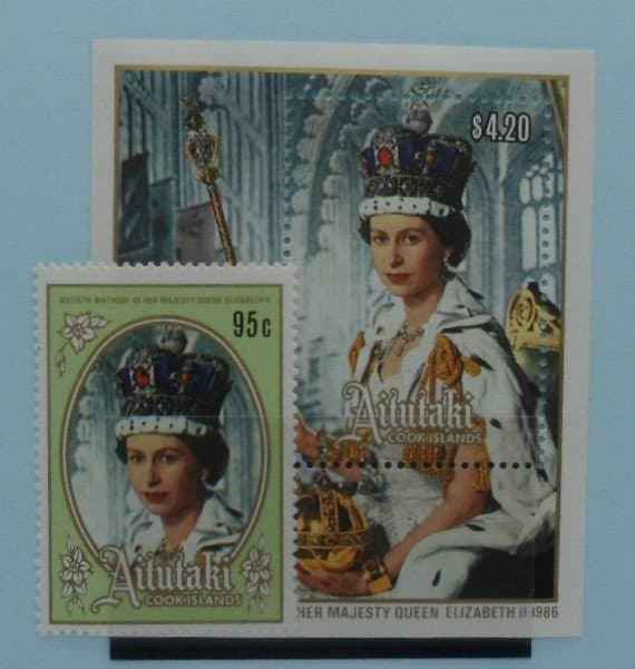 Aitutaki Stamps, 1986, SG542 and MS543, Mint image 0