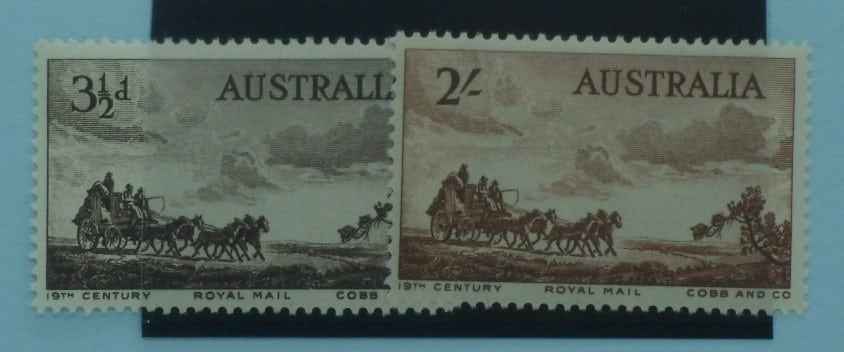 Australia Stamps, 1955, SG284-285, Mint image 0