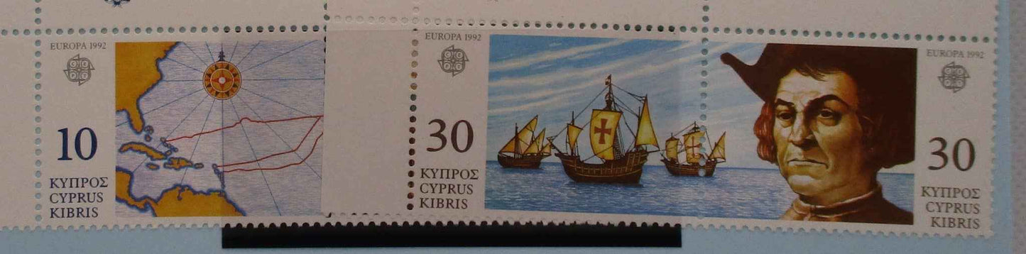 Cyprus Stamps, 1992, SG818a, SG820a, Mint image 0
