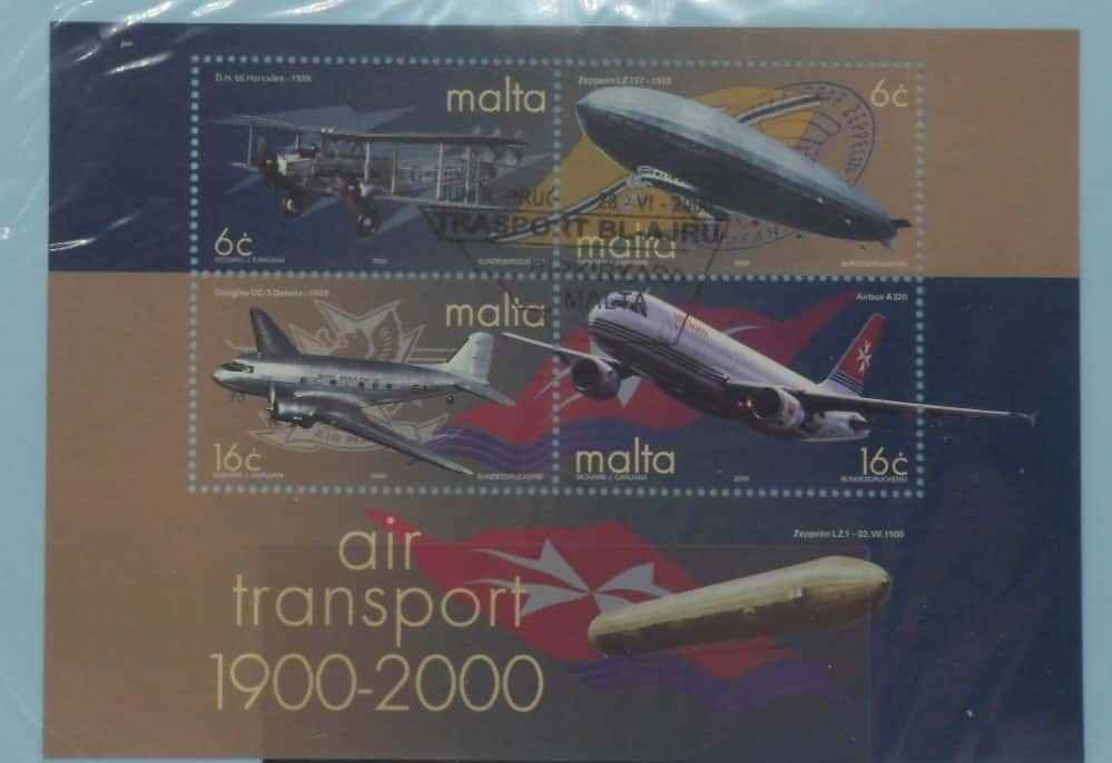 Malta Stamps, 2000, MS1180, Used image 0