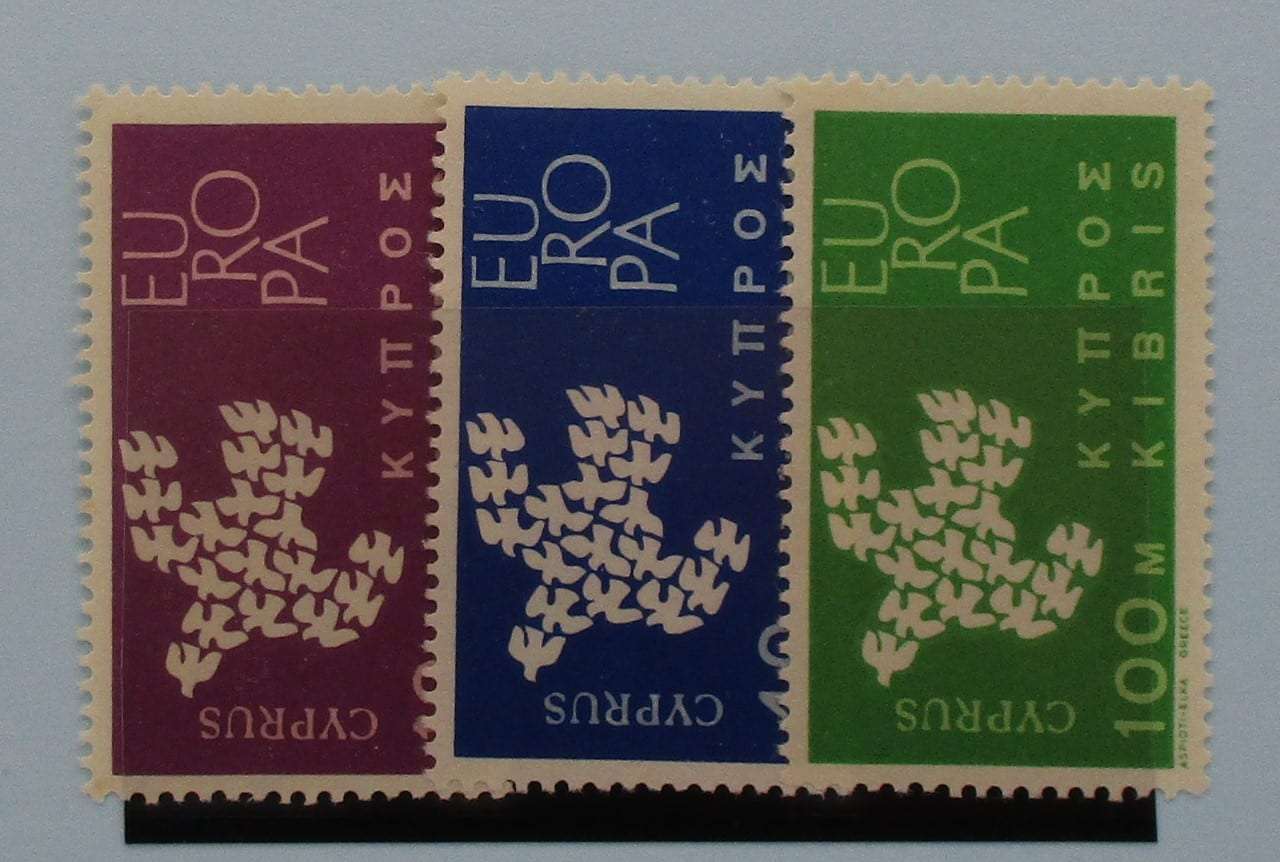 Cyprus Stamps, 1962, SG206-208, Mint image 0