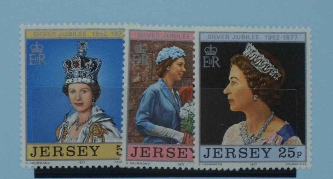 Jersey Stamps, 1977, SG168-170, Mint image 0