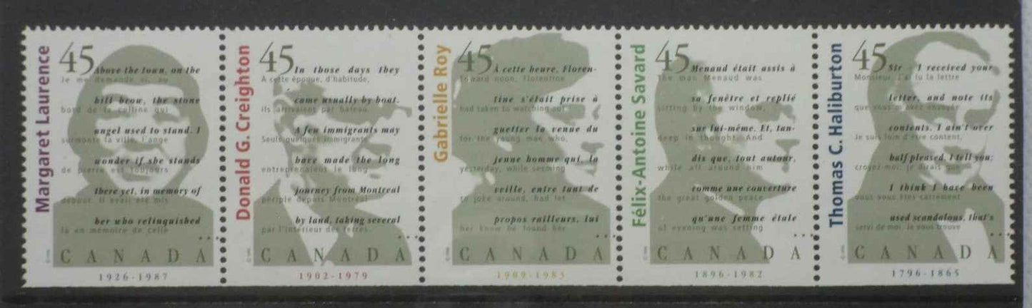 Canada Stamps, 1996, SG1706-1710, Mint image 0