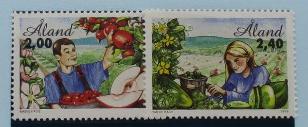 Aland Islands Stamps, 1998, SG130-131, Mint image 0