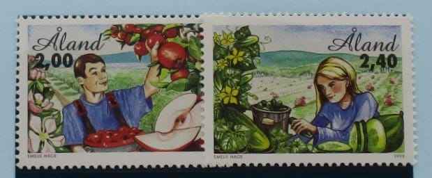 Aland Islands Stamps, 1998, SG130-131, Mint image 0