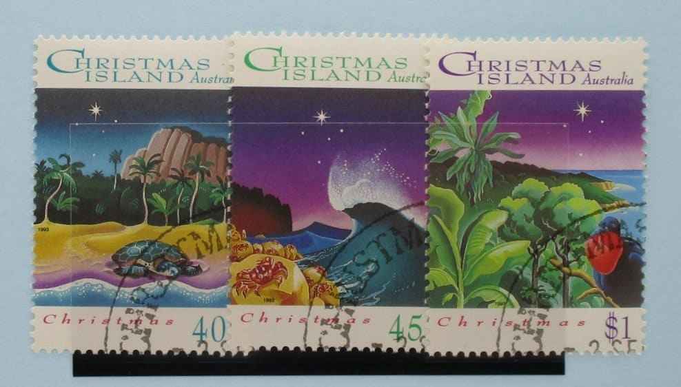 Christmas Island Stamps, 1993, SG382-384, Used image 0