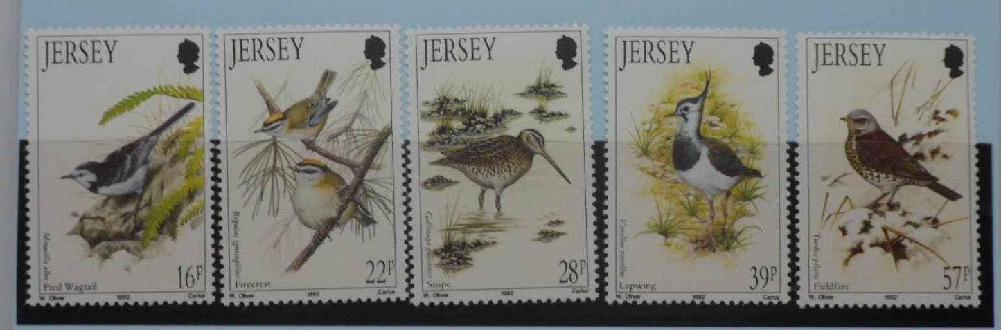 Jersey Stamps, 1992, SG568-572, Mint image 0