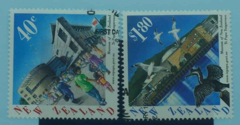 New Zealand Stamps, 1998, SG2131-2132, Used image 0