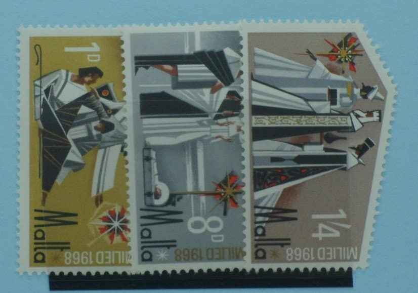 Malta Stamps, 1968, SG409-411, Mint image 0