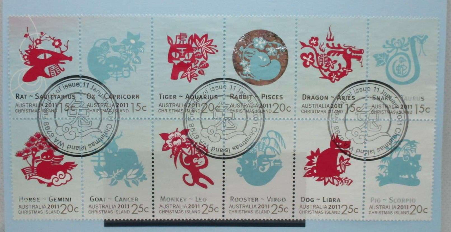 Christmas Island Stamps, 2011, SG685-696, Used image 0