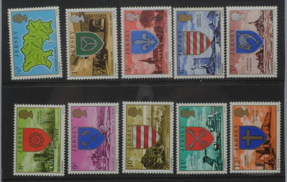 Jersey Stamps, 1976-80, SG137-146, Mint image 0