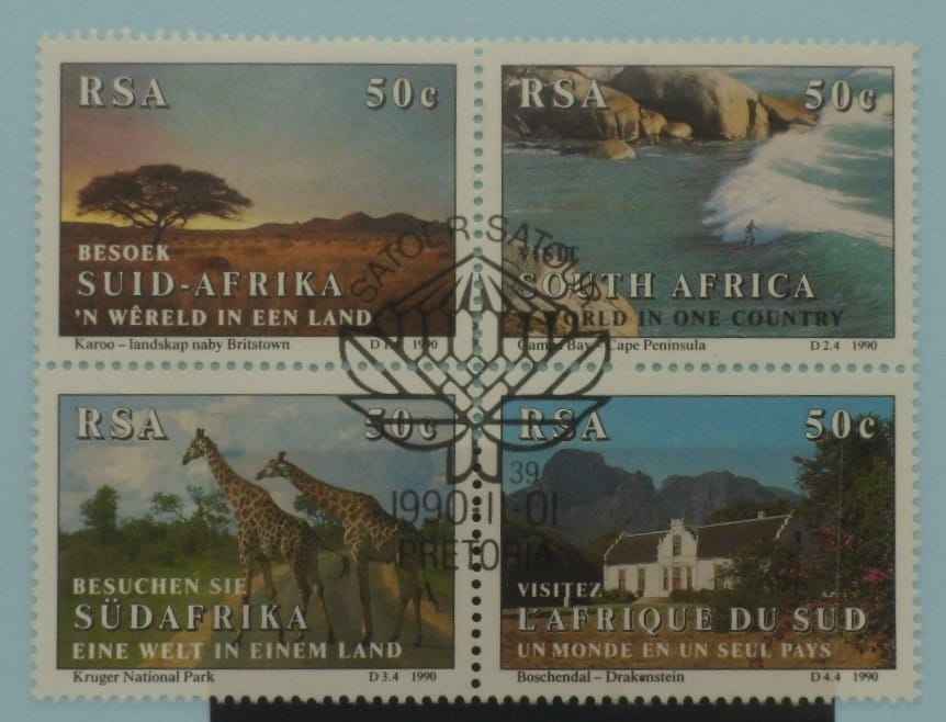 South Africa Stamps, 1990, SG714a, Used image 0
