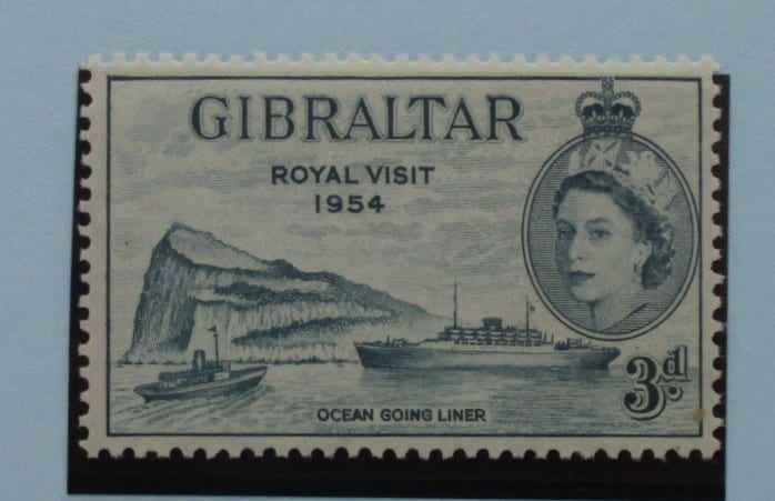 Gibraltar Stamps, 1954, SG159, Mint image 0
