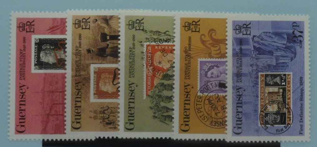 Guernsey Stamps, 1990, SG490-494, Mint image 0