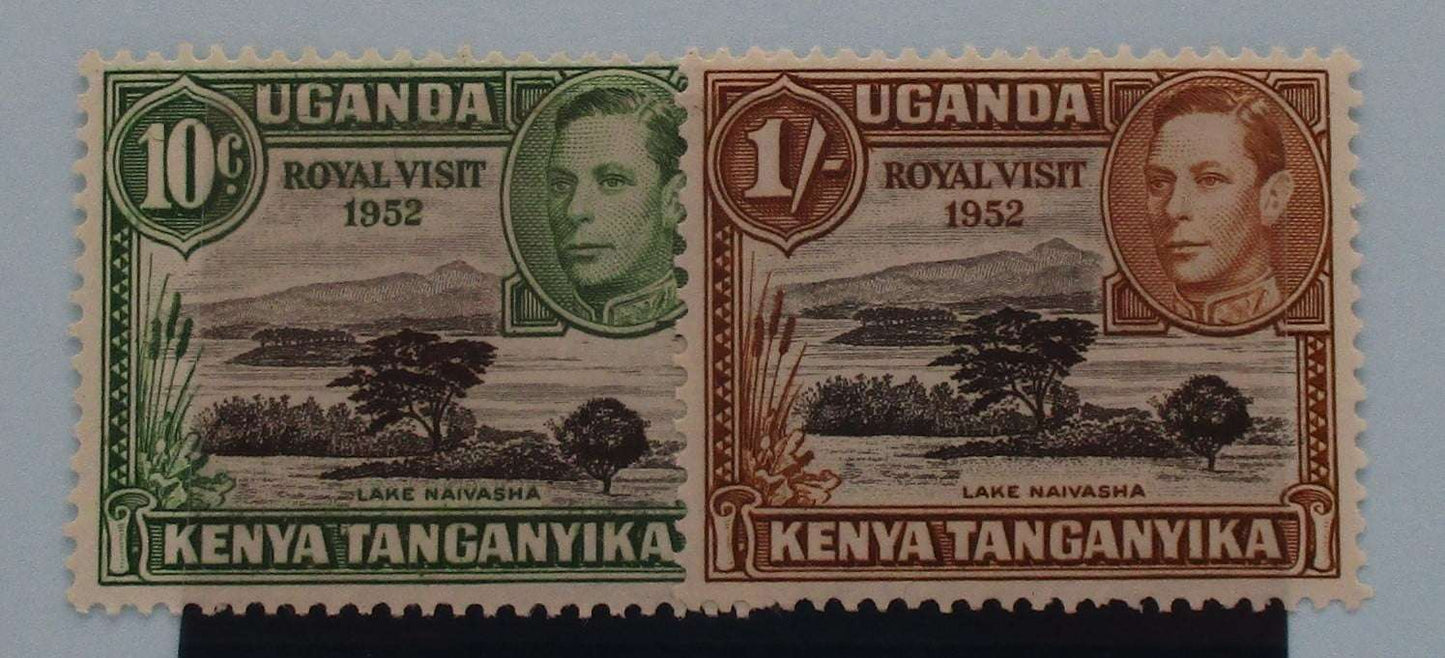 KUT Stamps, 1952, SG163-164, Mint image 0