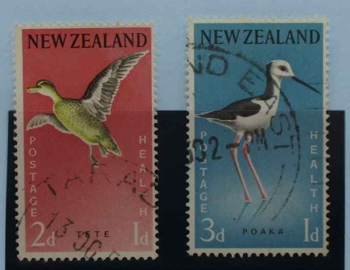 New Zealand Stamps, 1959, SG776-777, Used image 0