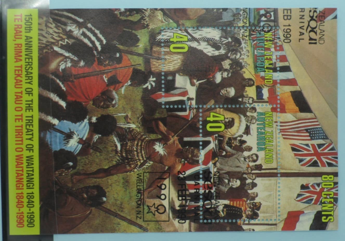 New Zealand Stamps, 1990, MS1540, Used image 0