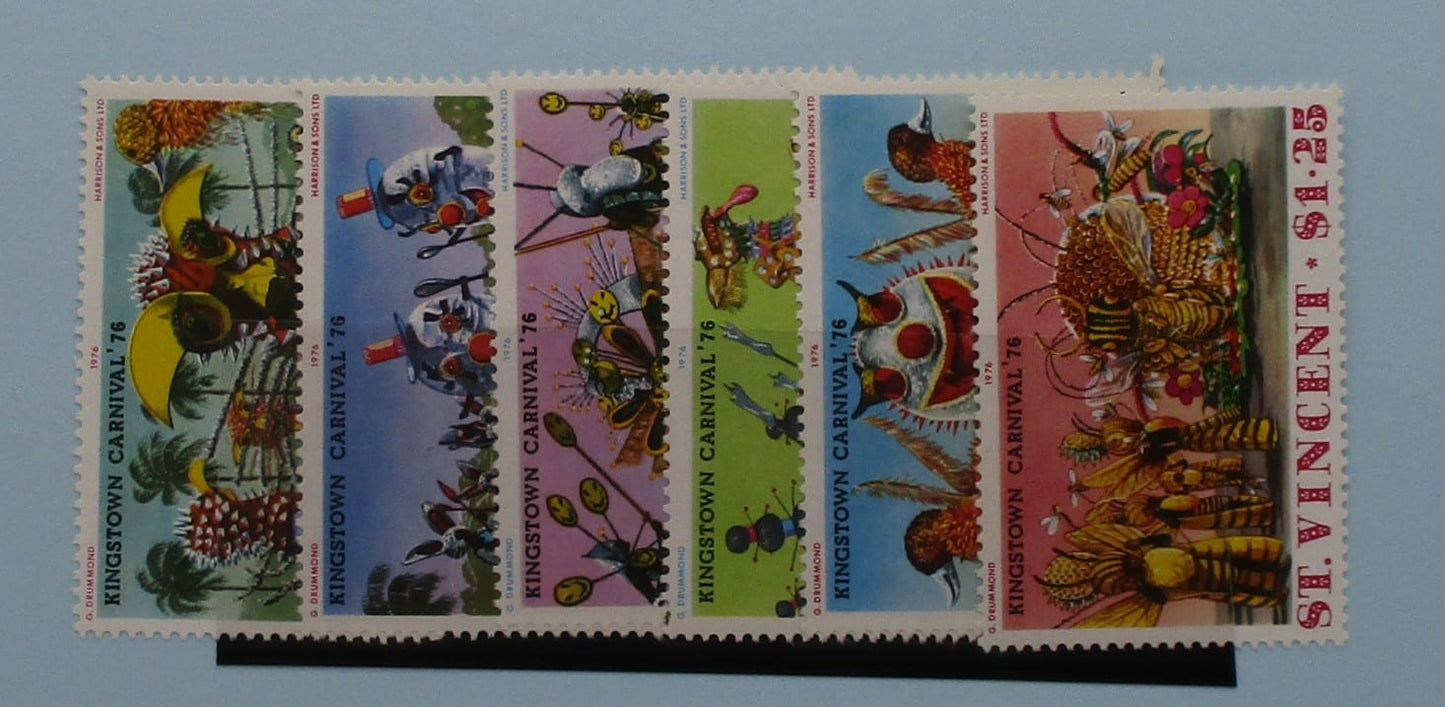 St Vincent Stamps, 1976, SG479-484, Mint image 0