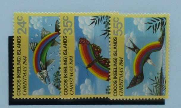 Cocos (Keeling) Islands Stamps, 1984, SG122-124, Mint image 0