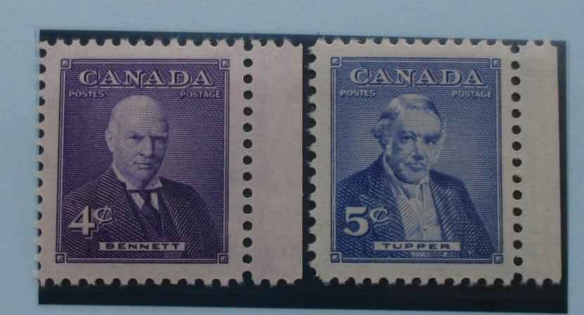 Canada Stamps, 1955, SG483-484, Mint image 0