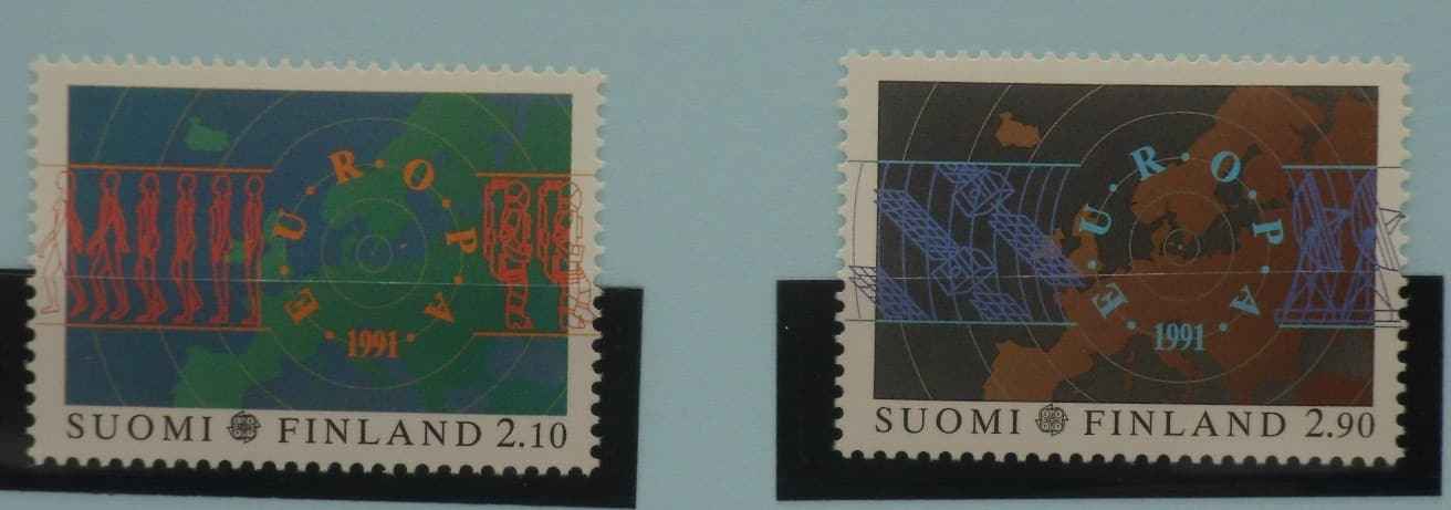 Finland Stamps, 1991, SG1260-1261, Mint image 0