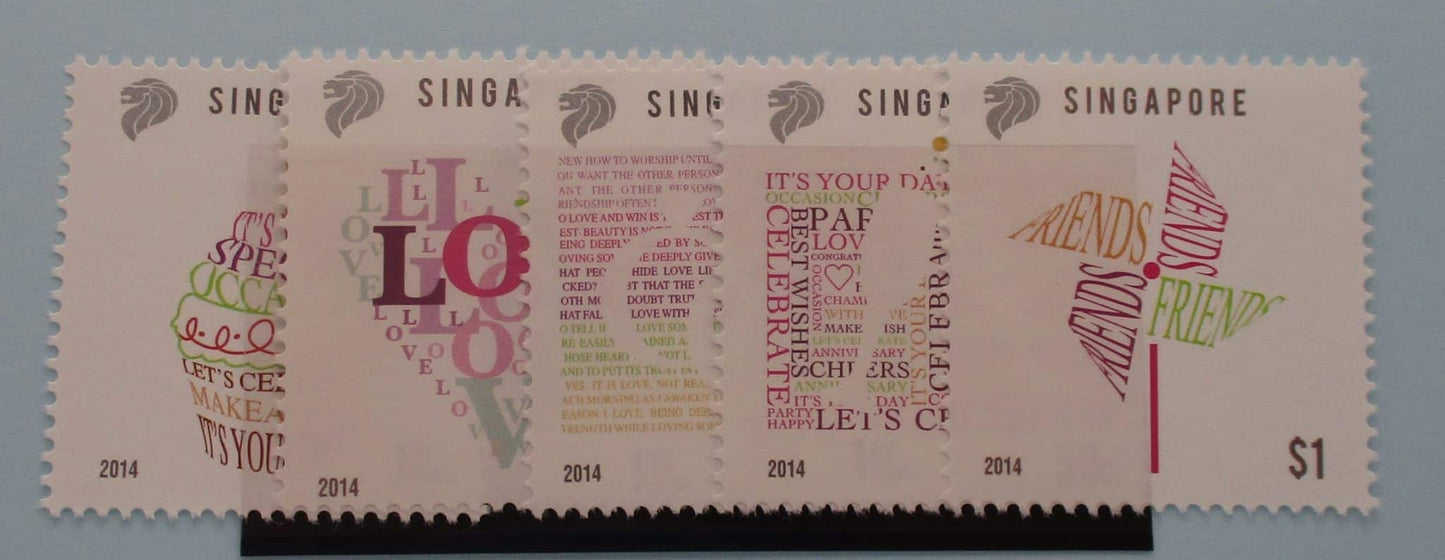 Singapore Stamps, 2014, SG2182-2186, Mint image 0