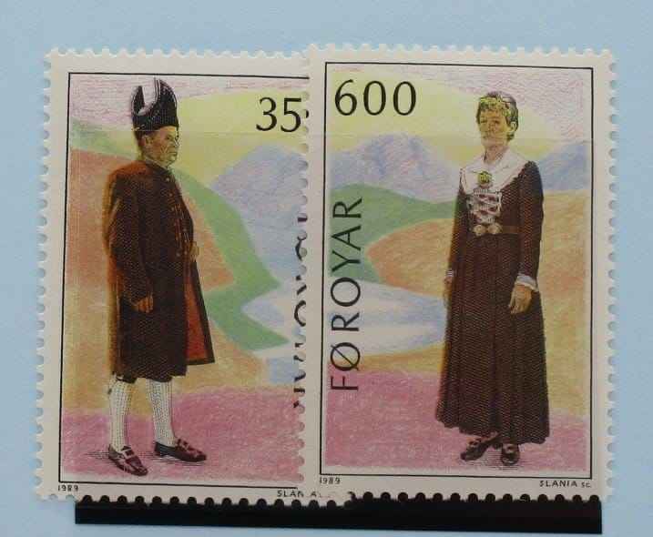 Faroe Islands Stamps, 1989, SG179-180, Mint image 0