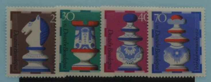 West Germany Stamps, 1972, SG1636-1639, Mint image 0
