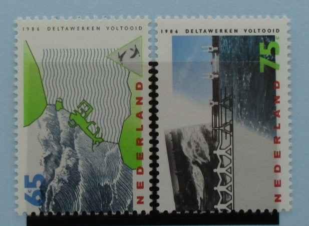 Netherlands Stamps, 1986, SG1492-1493, Mint image 0