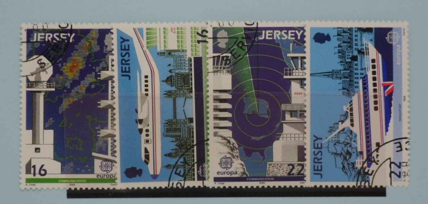 Jersey Stamps, 1988, SG443-446, Used image 0