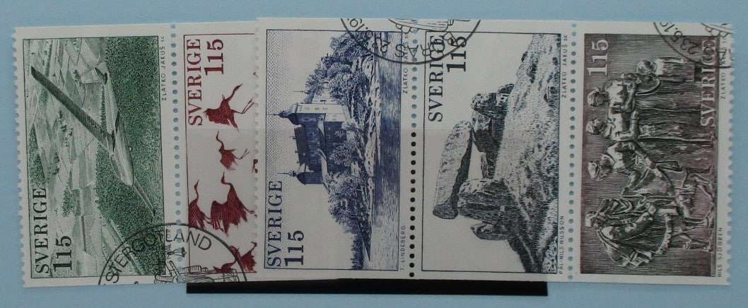 Sweden Stamps, 1978, SG965-969, Used image 0