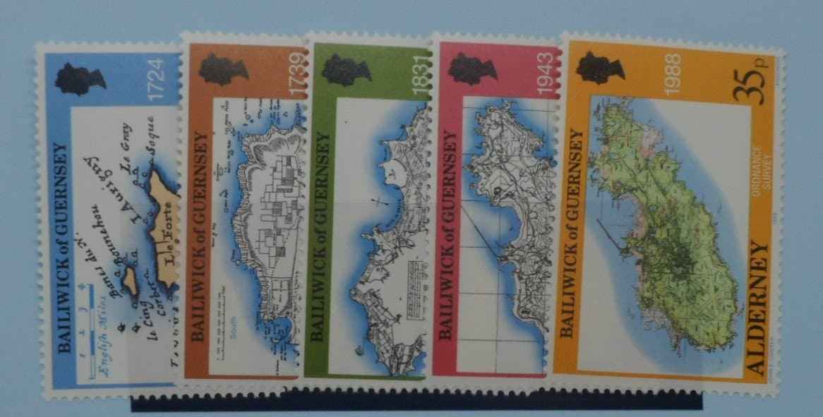 Alderney Stamps, 1989, SGA37-A41, Mint image 0