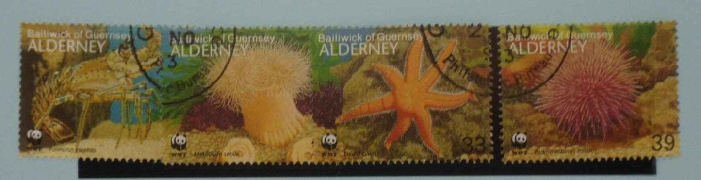 Alderney Stamps, 1993, SGA56-A59, Used image 0