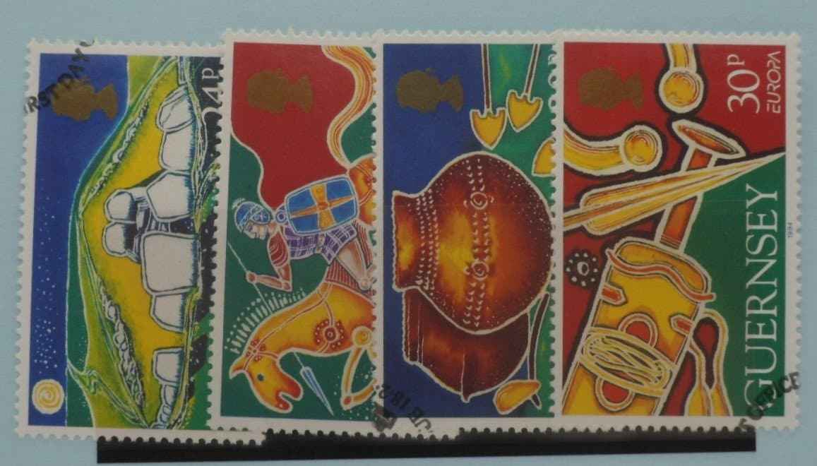 Guernsey Stamps, 1994, SG634-637, Used. image 0