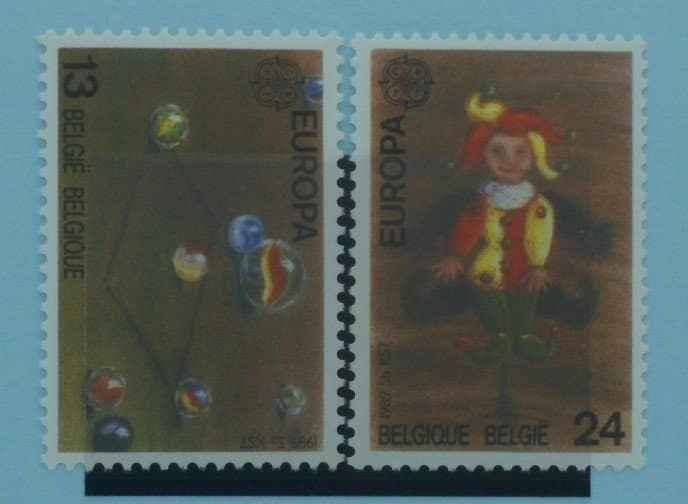 Belgium Stamps, 1989, SG2983-2984, Mint image 0