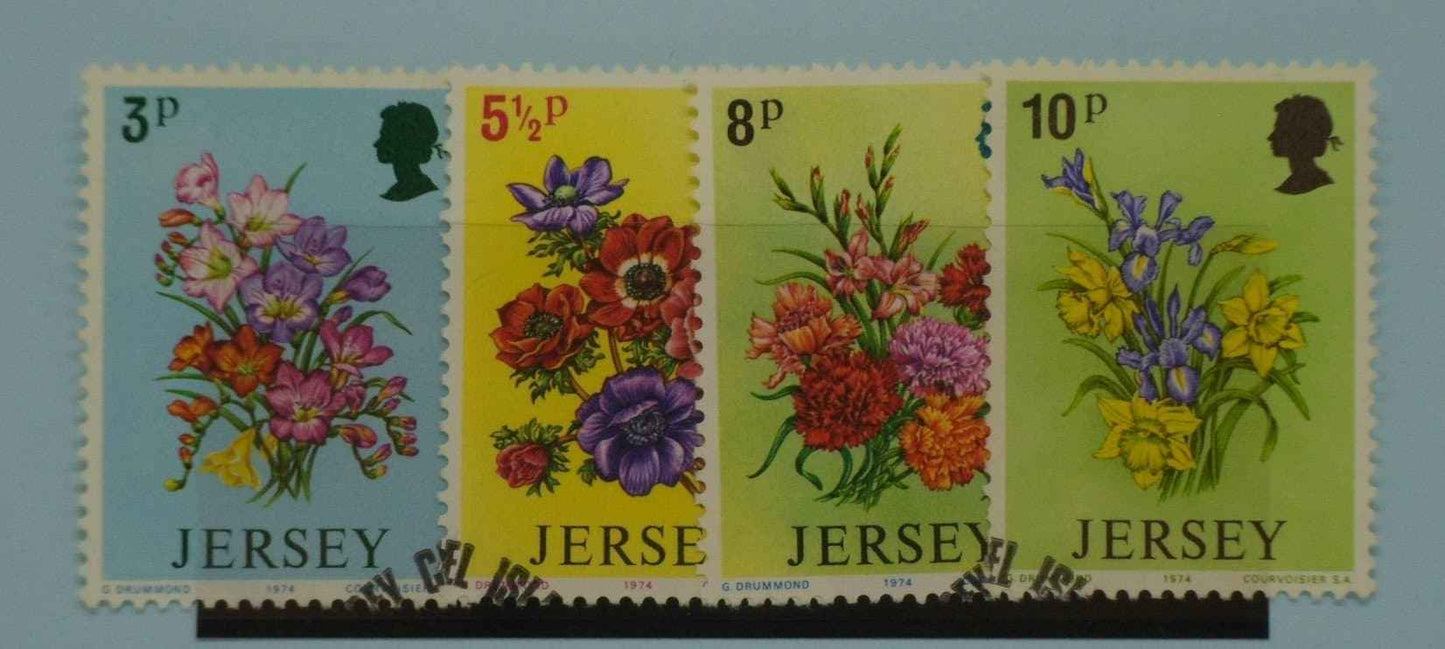 Jersey Stamps, 1974, SG103-106, Used image 0