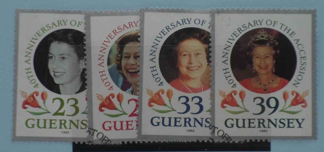 Guernsey Stamps, 1992, SG552-555, Used image 0