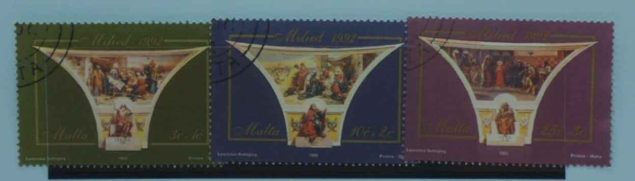 Malta Stamps, 1992, SG931-933, Used image 0