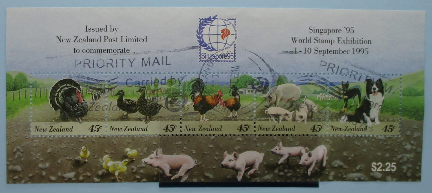 New Zealand Stamps, 1995, MS1914, Used image 0