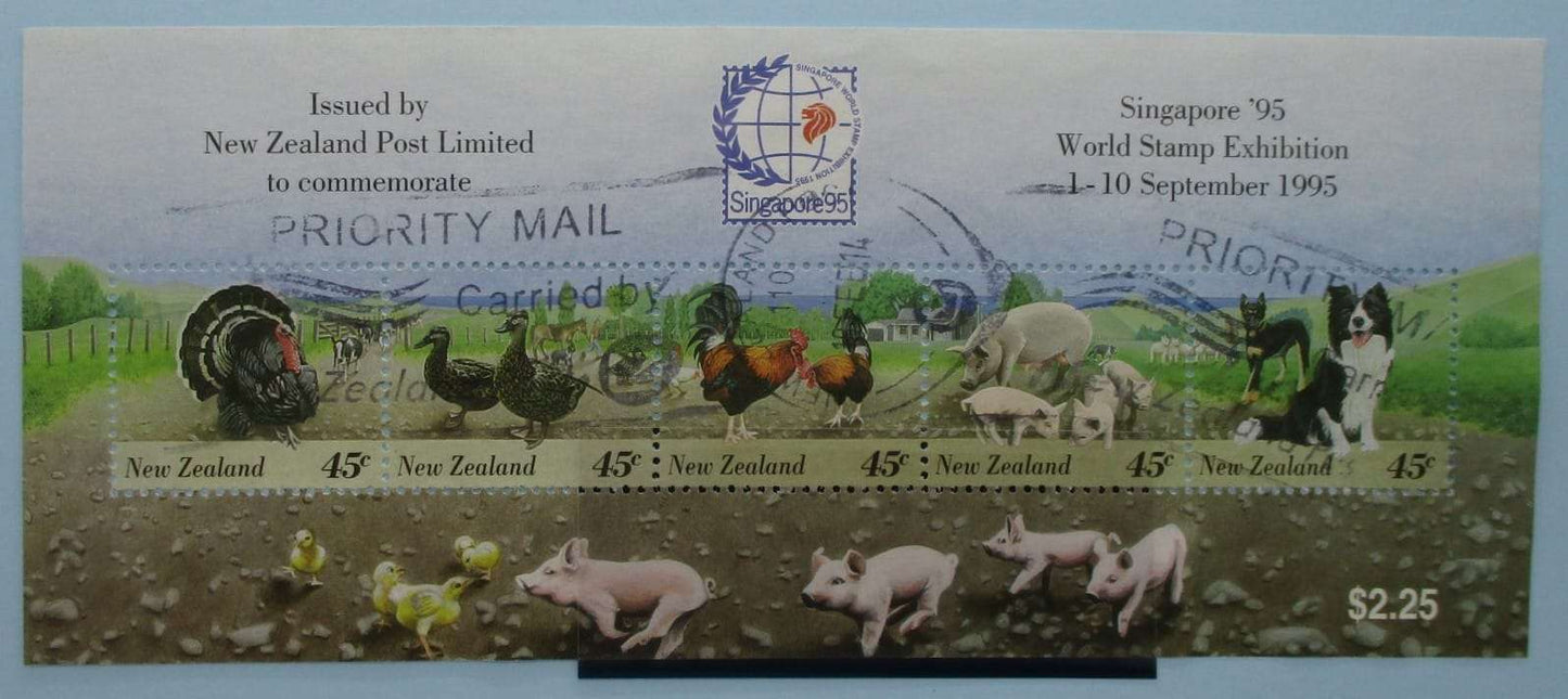 New Zealand Stamps, 1995, MS1914, Used image 0