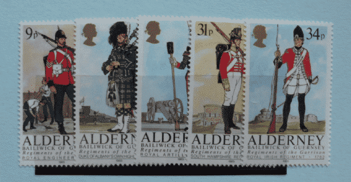 Alderney Stamps, 1985, SGA23-A27, Mint image 0
