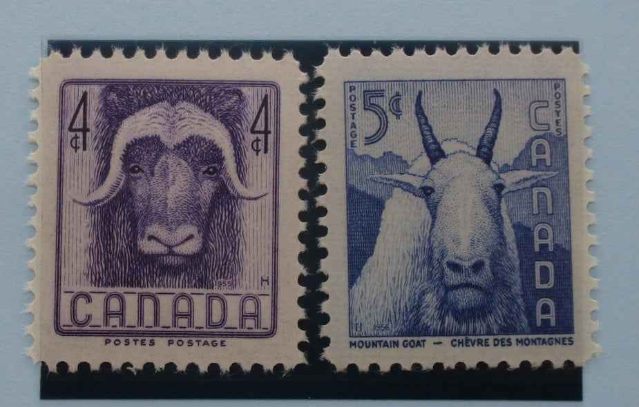 Canada Stamps, 1955, SG478-479, Mint image 0