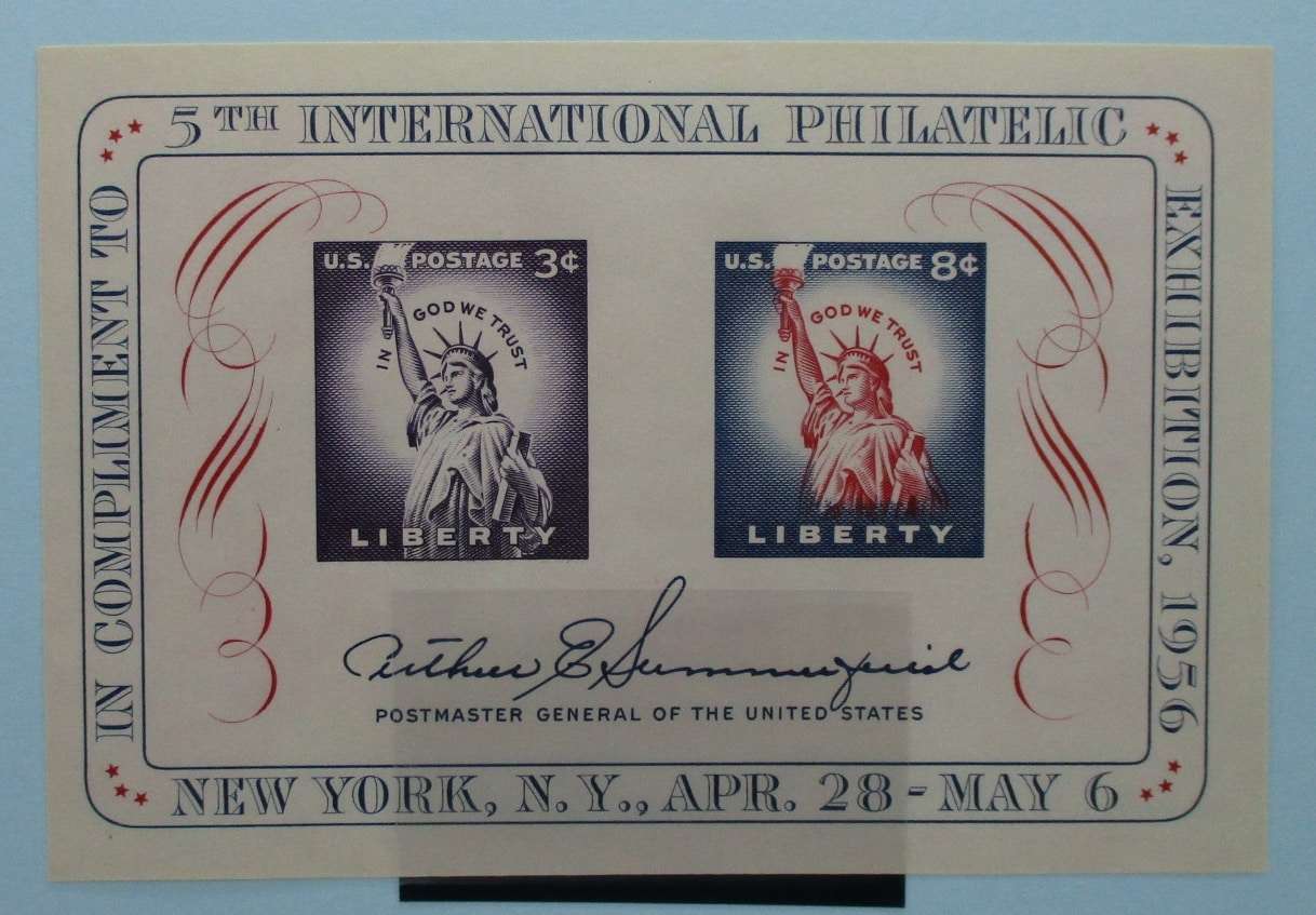 USA Stamps, 1956, MS1077, Mint image 0