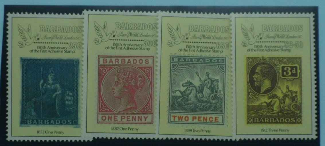 Barbados Stamps, 1990, SG910-913, Mint image 0