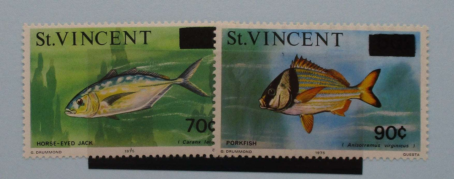 St Vincent Stamps, 1976, SG485-486, Mint image 0