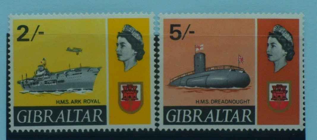Gibraltar stamps, 1967, SG210-211, Mint image 0