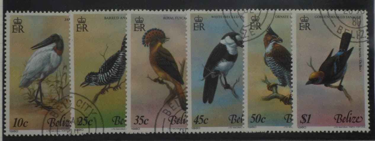 Belize stamps, 1980, SG561-566, Used image 0