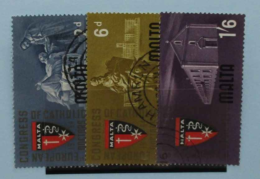 Malta Stamps, 1964, SG318-320, Used image 0