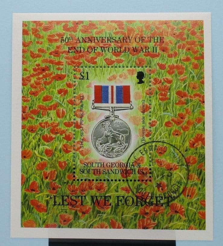 South Georgia and South Sandwich Islands Stamps, 1995, MS257, Used image 0